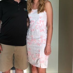 White Embroidered Dress